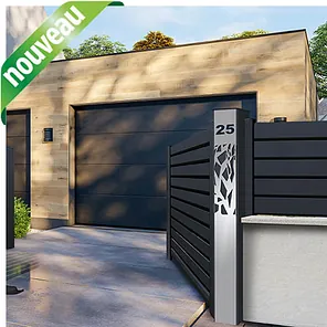 installation de portail aluminium classique
