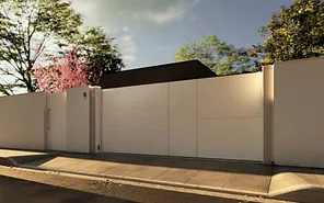 installation de portail aluminium en fer forgé